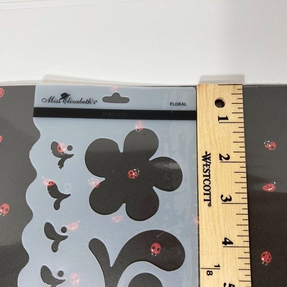 Floral Flower Stencil Scrapbook Crafts - Picture 5 of 6